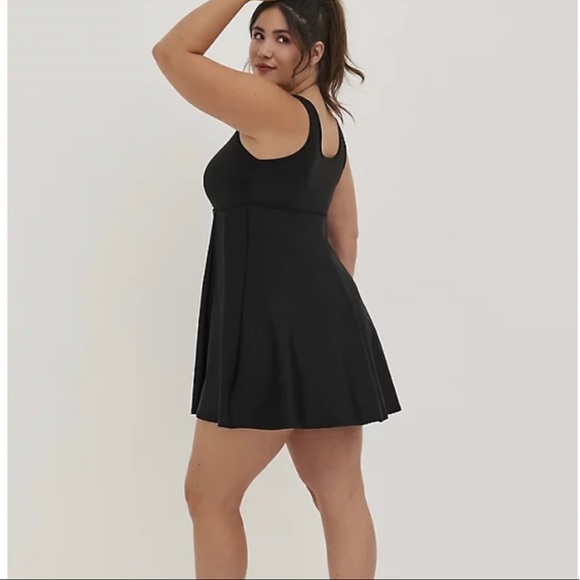 NWT Torrid Active Swim Dress With Pocket Short SZ 0 - Picture 3 of 7